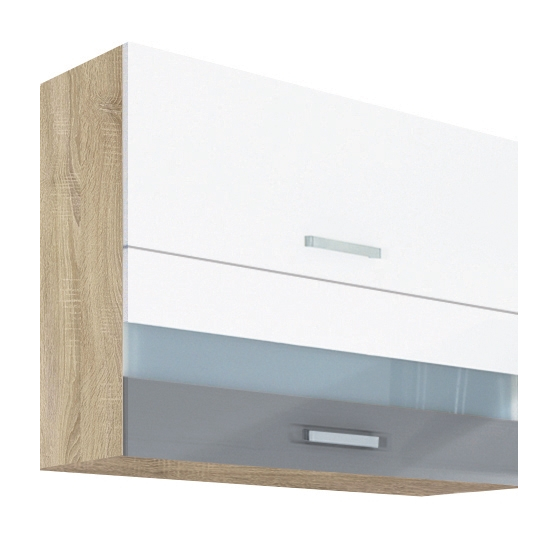 Szafka górna wisząca witryna 2 klapy 90 cm GLO-42G GLOBAL Podstawowe