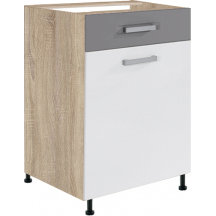 Szafka dolna stojąca 1 szuflada 1 drzwi 50 cm GLO-4D GLOBAL Podstawowe