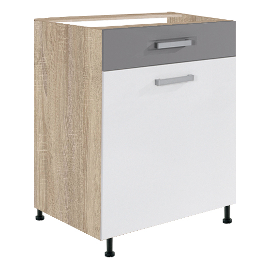 Szafka dolna stojąca 1 szuflada 1 drzwi 60 cm GLO-5D GLOBAL Podstawowe