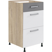 Szafka dolna stojąca 3 szuflady 40 cm GLO-8D GLOBAL Podstawowe