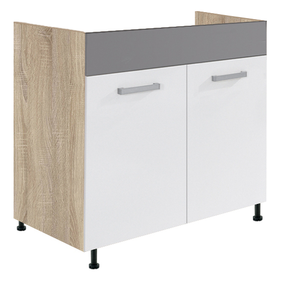 Szafka pod zlewozmywak 2 drzwi 80 cm GLO-12D GLOBAL Podstawowe