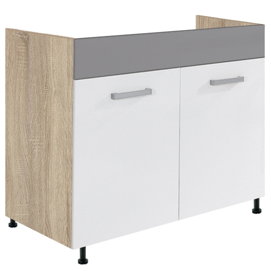 Szafka pod zlewozmywak 2 drzwi 90 cm GLO-13D GLOBAL Podstawowe