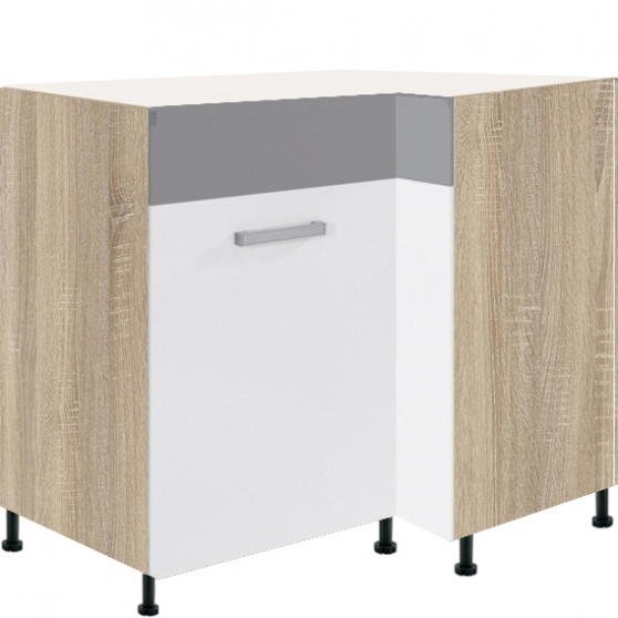 Szafka dolna stojąca narożna 1 drzwi Lewa GLO-15D GLOBAL Podstawowe