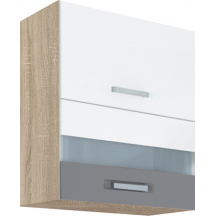 Szafka górna wisząca witryna 2 klapy 60 cm GLO-40G GLOBAL Podstawowe