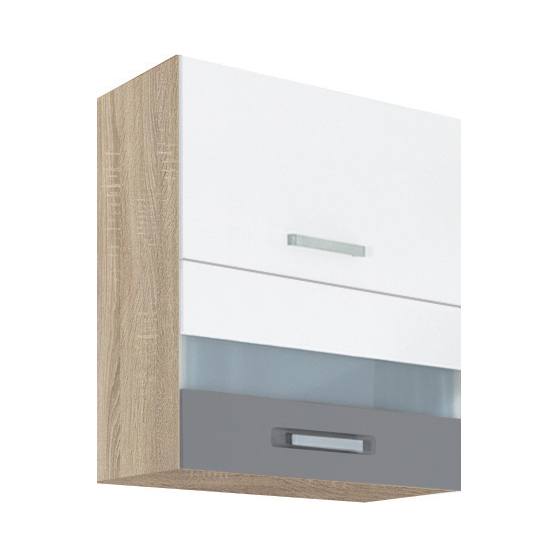 Szafka górna wisząca witryna 2 klapy 60 cm GLO-40G GLOBAL Podstawowe