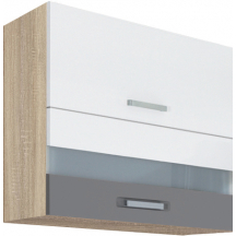 Szafka górna wisząca witryna 2 klapy 80 cm GLO-41G GLOBAL Podstawowe