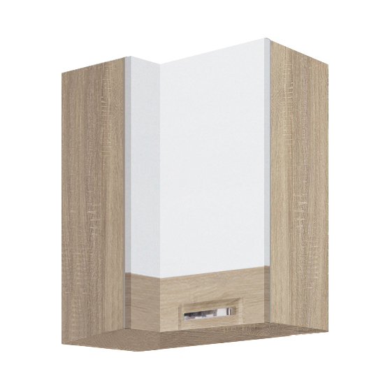 Szafka górna wisząca narożna 1 drzwi Prawa PRE-45G PREMIO Podstawowe