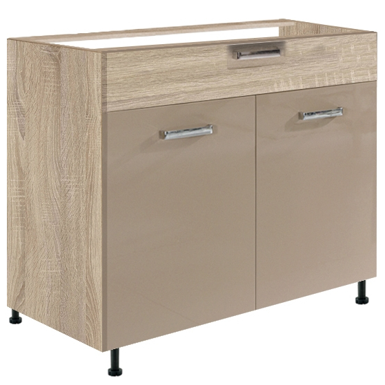 Szafka dolna stojąca 1 szuflada 2 drzwi 90 cm PRE-7D PREMIO Podstawowe