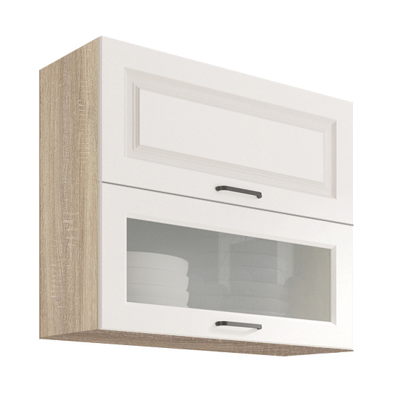 Szafka górna wisząca witryna 2 klapy 80 cm SM-41G SMART Podstawowe