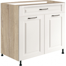 Szafka dolna stojąca 1 szuflada 2 drzwi 80 cm SM-6D SMART Podstawowe