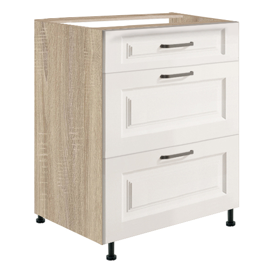 Szafka dolna stojąca 3 szuflady 60 cm SM-10D SMART Podstawowe