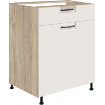 Szafka dolna stojąca 1 szuflada 1 drzwi 60 cm FW-5D FAVORIT BIEL Podstawowe