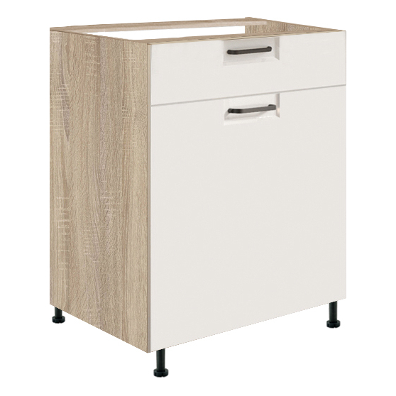 Szafka dolna stojąca 1 szuflada 1 drzwi 60 cm FW-5D FAVORIT BIEL Podstawowe