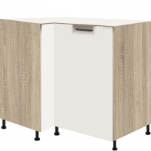 Szafka dolna stojąca narożna 1 drzwi Prawa 14D FAVORIT BIEL Podstawowe