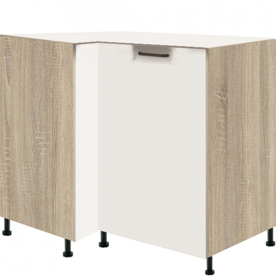 Szafka dolna stojąca narożna 1 drzwi Prawa 14D FAVORIT BIEL Podstawowe