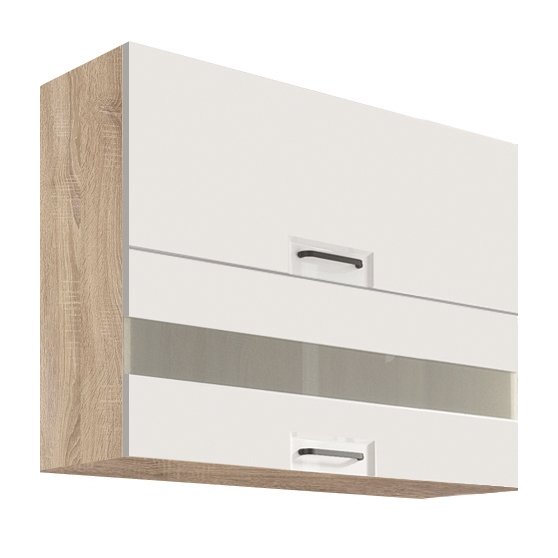 Szafka górna wisząca witryna 2 klapy 90 cm FW-42G FAVORIT BIEL Podstawowe