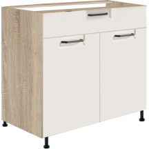 Szafka dolna stojąca 1 szuflada 2 drzwi 80 cm FW-6D FAVORIT BIEL Podstawowe