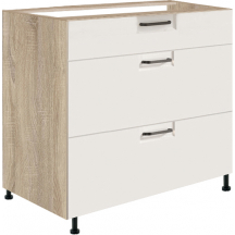 Szafka dolna stojąca 3 szuflady 80 cm FW-22D FAVORIT BIEL Podstawowe