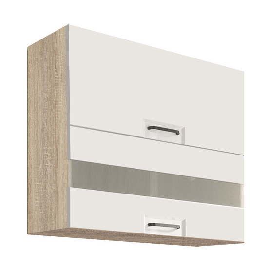 Szafka górna wisząca witryna 2 klapy 80 cm FW-41G FAVORIT BIEL Podstawowe