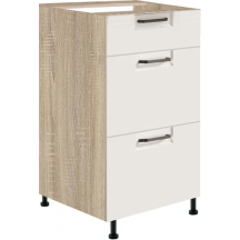Szafka dolna stojąca 3 szuflady 40 cm FW-8D FAVORIT BIEL Podstawowe