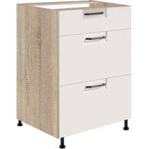 Szafka dolna stojąca 3 szuflady 50 cm FW-9D FAVORIT BIEL Podstawowe