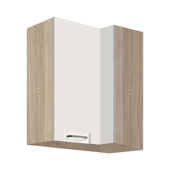 Szafka górna wisząca narożna 1 drzwi Lewa FW-44G FAVORIT BIEL Podstawowe