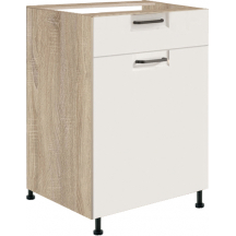 Szafka dolna stojąca 1 szuflada 1 drzwi 50 cm FW-4D FAVORIT BIEL Podstawowe