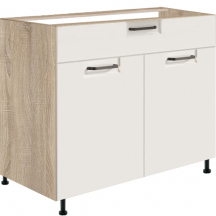 Szafka dolna stojąca 1 szuflada 2 drzwi 90 cm FW-7D FAVORIT BIEL Podstawowe