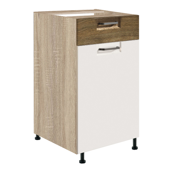 Szafka dolna stojąca 1 szuflada 1 drzwi 40 cm FR-2D FAVORIT BIEL&RIBBECK Podstawowe