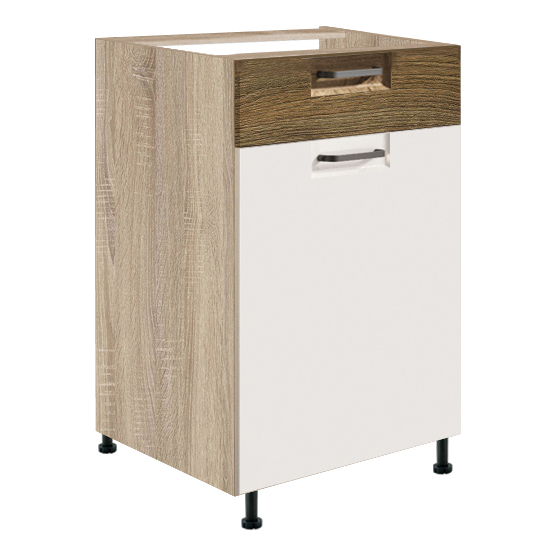 Szafka dolna stojąca 1 szuflada 1 drzwi 45 cm FR-3D FAVORIT BIEL&RIBBECK Podstawowe