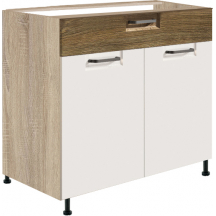 Szafka dolna stojąca 1 szuflada 2 drzwi 80 cm FR-6D FAVORIT BIEL&RIBBECK Podstawowe