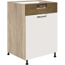 Szafka dolna stojąca 1 szuflada 1 drzwi 50 cm FR-4D FAVORIT BIEL&RIBBECK Podstawowe