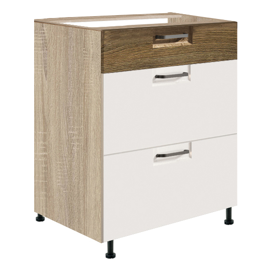 Szafka dolna stojąca 3 szuflady 60 cm FR-10D FAVORIT BIEL&RIBBECK Podstawowe