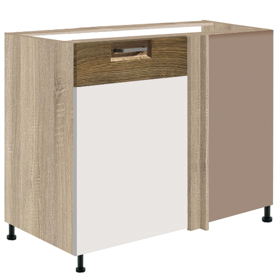 Szafka dolna stojąca narożna 1 drzwi Lewa FR-24D FAVORIT BIEL&RIBBECK Podstawowe