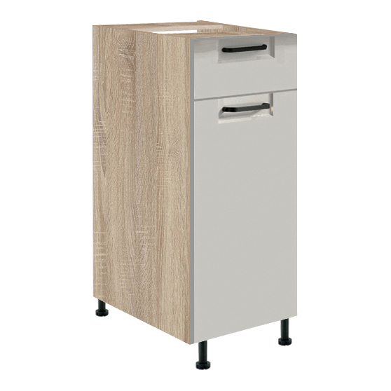 Szafka dolna stojąca 1 szuflada 1 drzwi 30 cm FL-1D FAVORIT LATTE Podstawowe