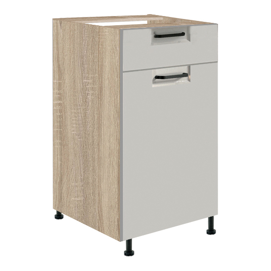 Szafka dolna stojąca 1 szuflada 1 drzwi 40 cm FL-2D FAVORIT LATTE Podstawowe