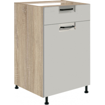 Szafka dolna stojąca 1 szuflada 1 drzwi 45 cm FL-3D FAVORIT LATTE Podstawowe