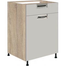 Szafka dolna stojąca 1 szuflada 1 drzwi 50 cm FL-4D FAVORIT LATTE Podstawowe