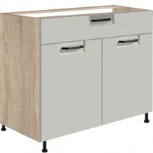 Szafka dolna stojąca 1 szuflada 2 drzwi 90 cm FL-7D FAVORIT LATTE Podstawowe