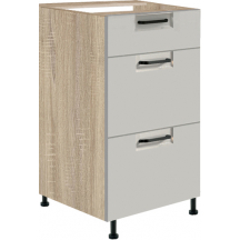 Szafka dolna stojąca 3 szuflady 40 cm FL-8D FAVORIT LATTE Podstawowe