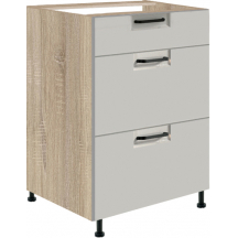 Szafka dolna stojąca 3 szuflady 50 cm FL-9D FAVORIT LATTE Podstawowe