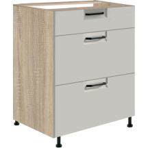 Szafka dolna stojąca 3 szuflady 60 cm FL-10D FAVORIT LATTE Podstawowe