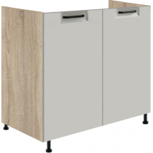 Szafka pod zlewozmywak 2 drzwi 80 cm FL-12D FAVORIT LATTE Podstawowe