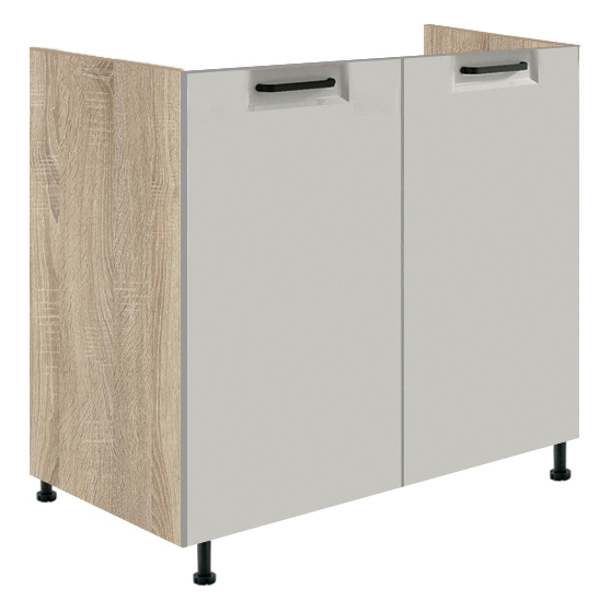 Szafka pod zlewozmywak 2 drzwi 80 cm FL-12D FAVORIT LATTE Podstawowe