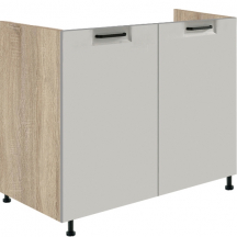 Szafka pod zlewozmywak 2 drzwi 90 cm FL-13D FAVORIT LATTE Podstawowe