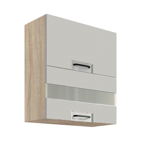 Szafka górna wisząca witryna 2 klapy 60 cm FL-40G FAVORIT LATTE Podstawowe