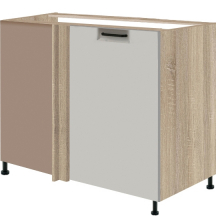 Szafka dolna stojąca narożna 1 drzwi Prawa FL-25D FAVORIT LATTE Podstawowe