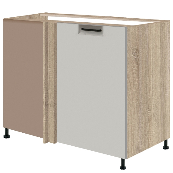 Szafka dolna stojąca narożna 1 drzwi Prawa FL-25D FAVORIT LATTE Podstawowe