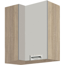 Szafka górna wisząca narożna 1 drzwi Prawa FL-45G FAVORIT LATTE Podstawowe