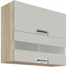 Szafka górna wisząca witryna 2 klapy 80 cm FL-41G FAVORIT LATTE Podstawowe